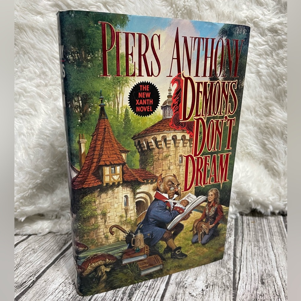Hardcover Piers Anthony Demons Don’t Dream Novel Book Excellent Condition First
